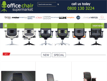 Tablet Screenshot of officechairsupermarket.com